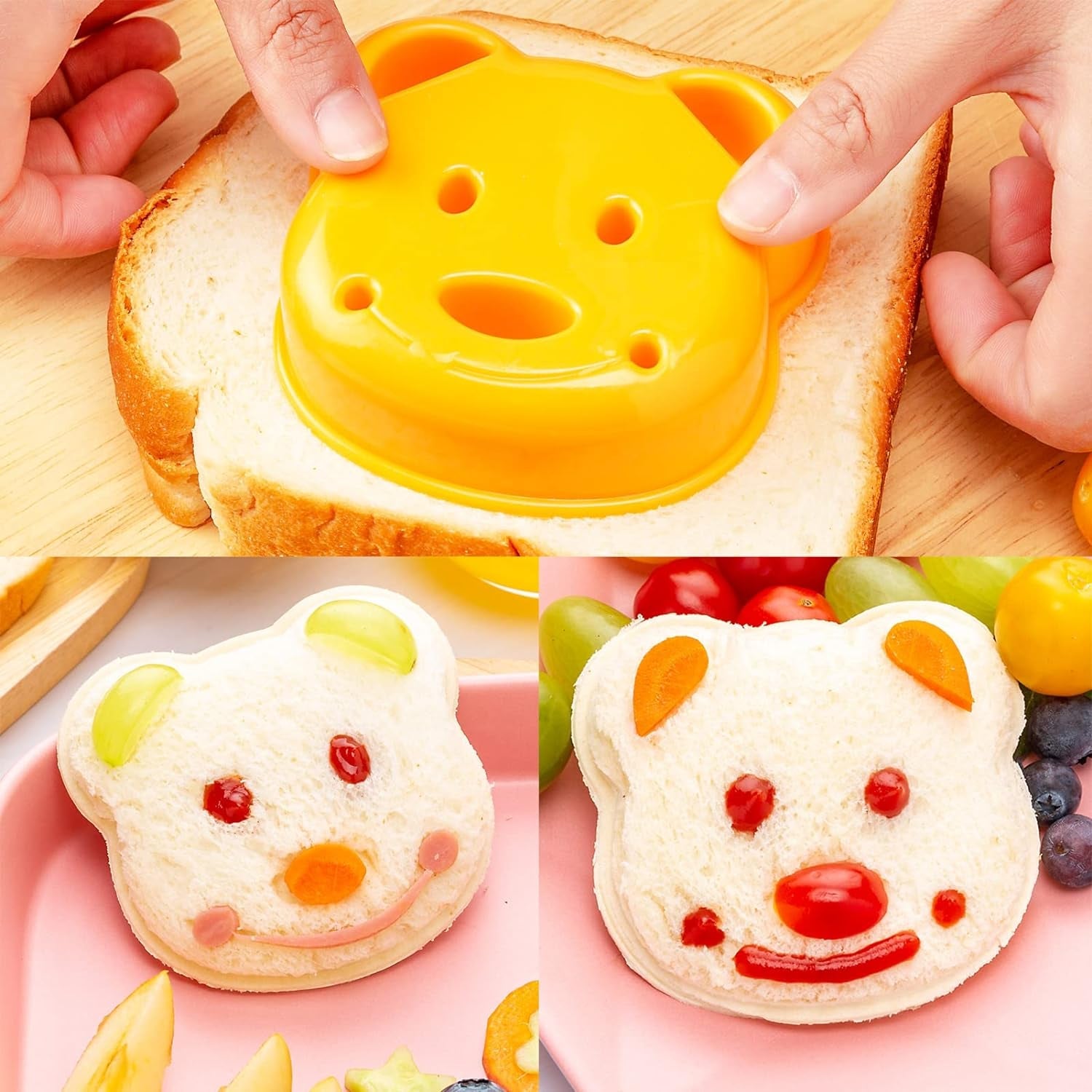 sandwich-cutters-for-kids-lunch-large-6-pcs-sandwich-maker-cookie-cutters-set-stainless-steel-dinosaur-mouse-heart-star-bear