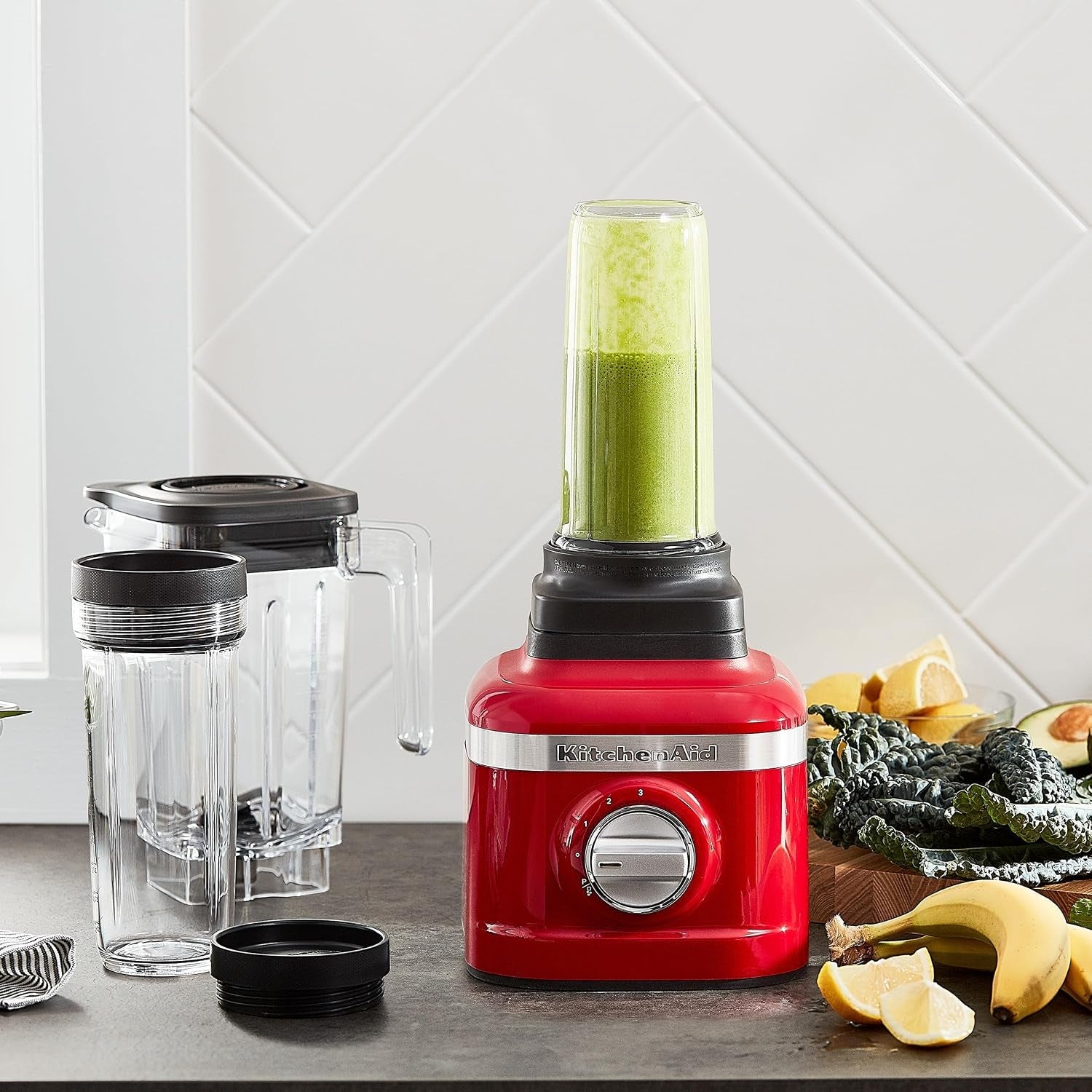kitchenaid-k150-3-speed-ice-crushing-blender-with-2-personal-blender-jars-ksb1332y-passion-red