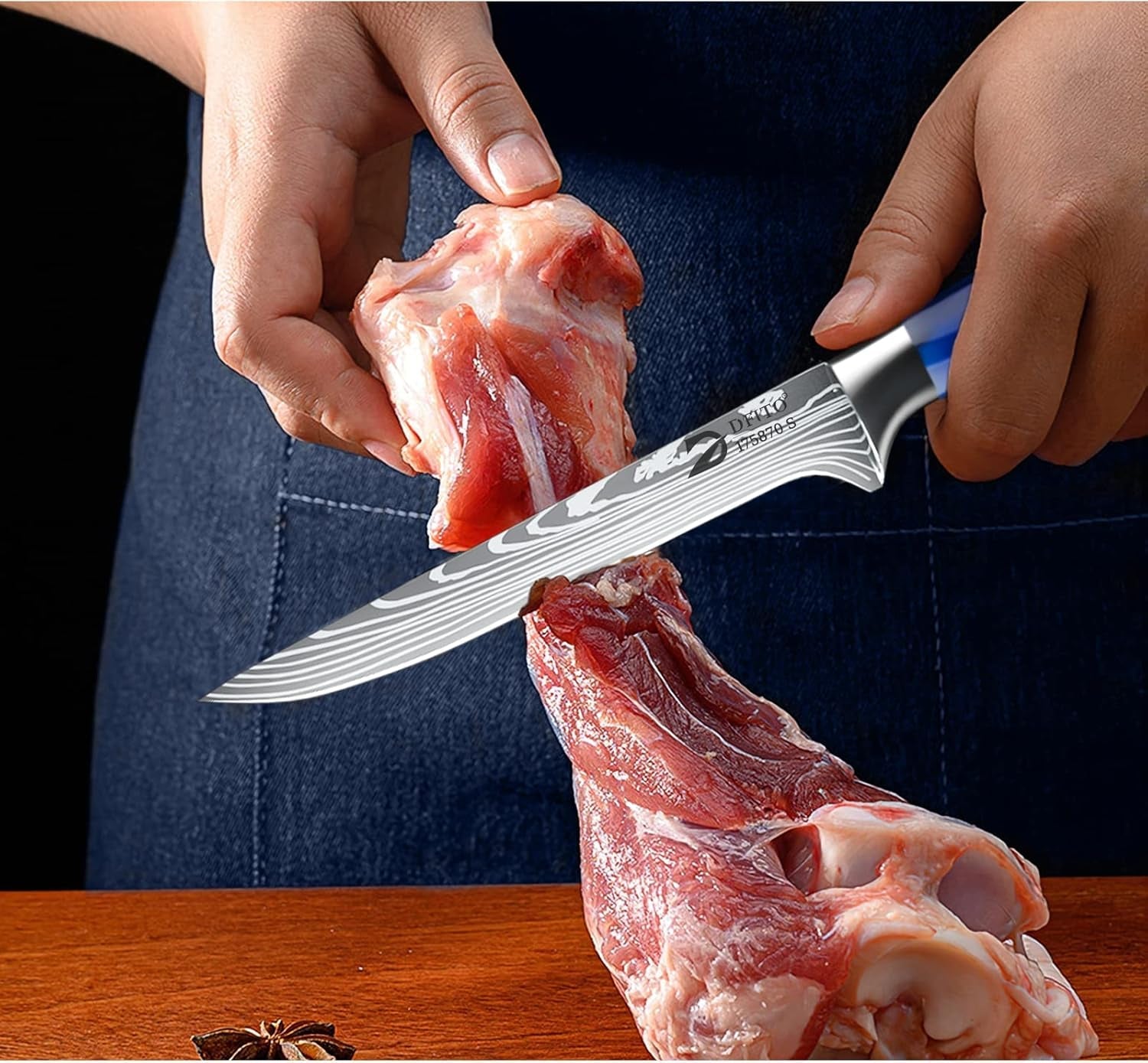 chef-knife-sets-with-roll-bag-9-pieces-professional-knife-set-high-carbon-stainless-steel-kitchen-chef-knife-set-with-sharpener-blue-resin-handle-kitchen-home-cooking-dishwasher-safe