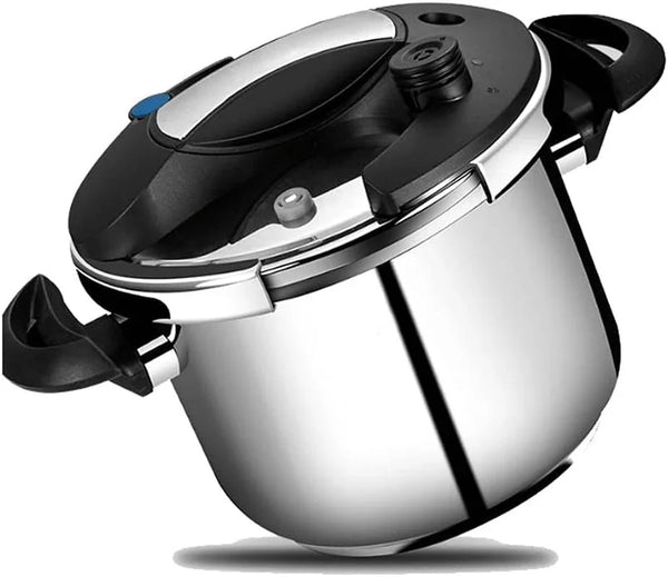 316 Stainless Steel Pressure Cooker, Explosion-Proof Pressure Cooker with Self-Locking Safety Valve, Visible Lid, Household Gas Stove and Induction Cooker (Size : 7L)1