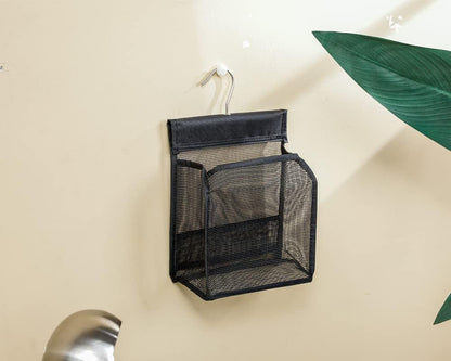 Hanging Mesh Shower Caddy Organizer Bathroom Storage Bag with Hooks for Camper, Gym, Cruise, Cabin, College Dorm Shower, Swimming and Rv,Black5