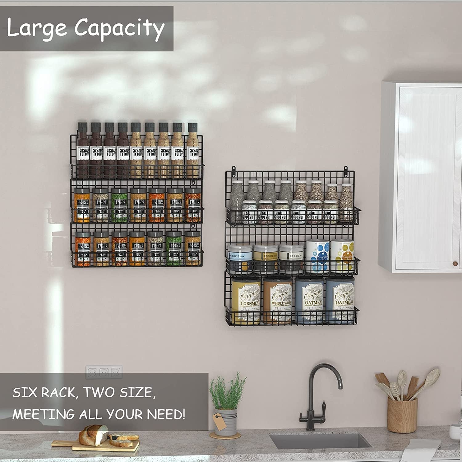 6-tier-spice-rack-organizer-with-door-hook-wall-mounted-over-the-door-spice-racks-for-kitchen-pantry-door-cabinet-two-size-large-capacity-black