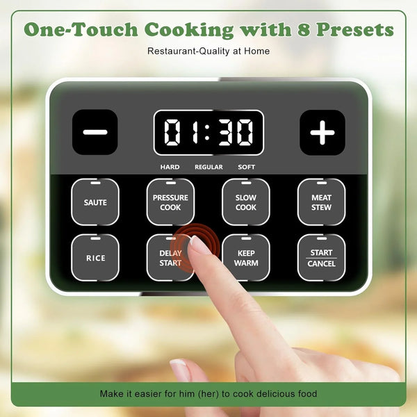 7 In1 Electric Pressure Cooker Lite 3 Quarts, Slow Cooker, Rice Cooker,Steamer, Sauté, Warmer, Olla De Presion Nonstick Pot Amd DIY4