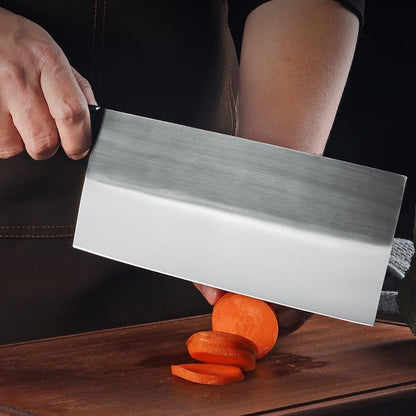 Meat Cleaver,Cleaver Knife 7.5 Inch Forged Cleaver Kitchen Chinese Slicing Knife Sushi Filleting Knife Butcher Knife Meat Cooking Cutter5