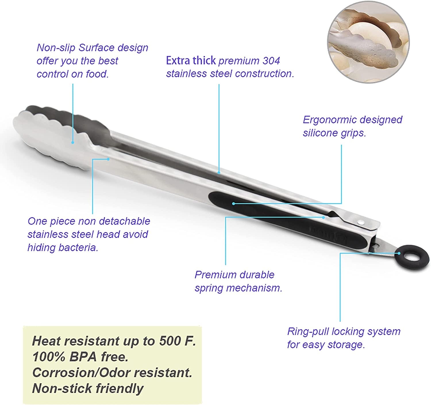 304-stainless-steel-kitchen-cooking-tongs-9-and-12-set-of-2-sturdy-grilling-barbeque-brushed-locking-food-tongs-with-ergonomic-grip-black