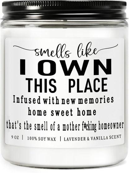 House Warming Gifts New Home,Funny New Home Gift Ideas Scented Candle,Housewarming Gifts for Women,Men,Couple,Friends,New House Must Haves,Closing Gift for Home Buyers 9 Oz1