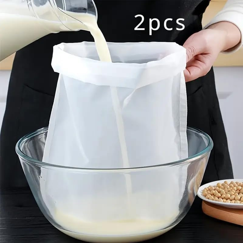2-pcs-multi-purpose-nylon-strainer-bags-ultra-fine-mesh-filter-for-soy-milk-fruit-juice-vegetable-juice-wine-residue-reusable-kitchen-tool-for-straining-and-food-prep