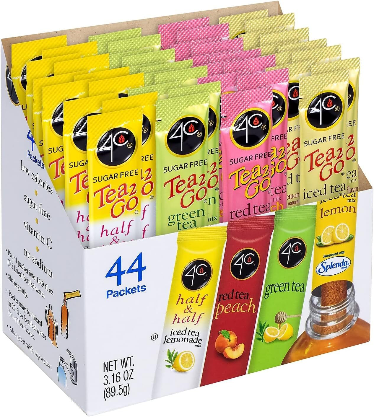 powder-drink-mix-packets-iced-tea-variety-1-pack-44-count-singles-stix-on-the-go-refreshing-sugar-free-water-flavorings