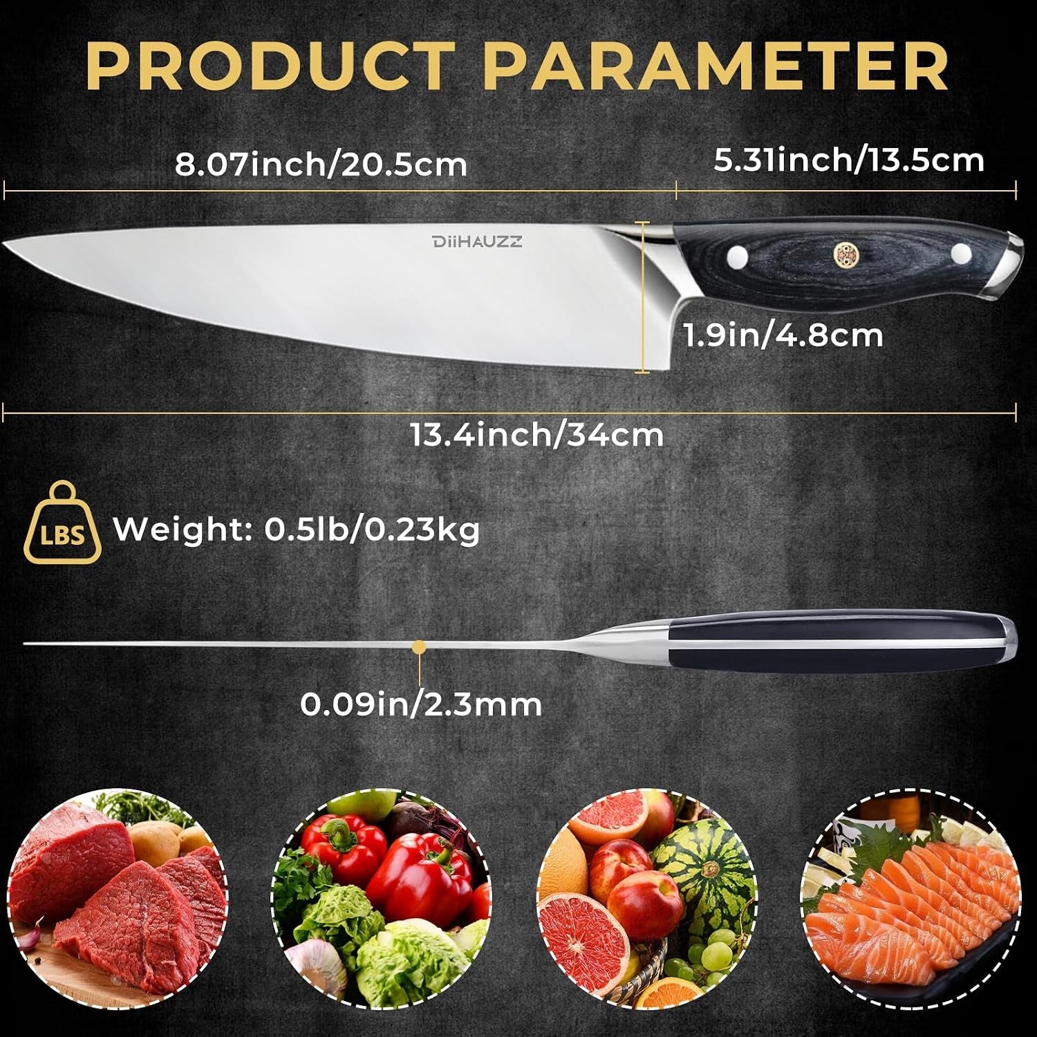 chef-knife-8-inch-ultra-sharp-high-carbon-steel-kitchen-knife