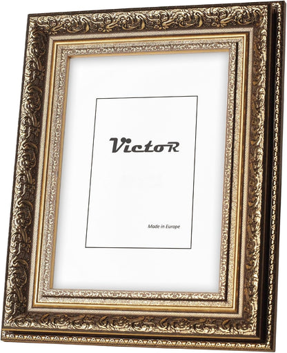 Picture Frame Leonardo 8X10 in Brown Gold – Antique Baroque Style2
