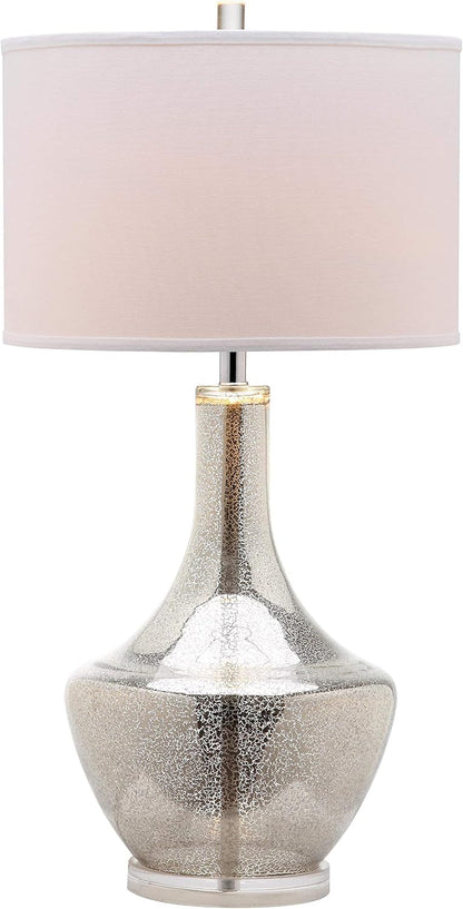 SAFAVIEH Lighting - Mercury 34.5-Inch Glass Table Lamp - Silver - Contemporary Tall Body Design - Ideal for Living Room, Bedroom, Entryway, Home Office - LED Bulb Included (LIT4141A)1