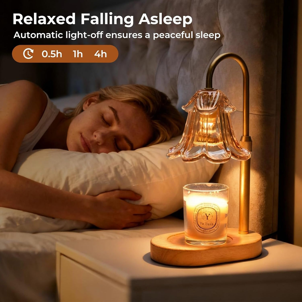 candle-warmer-lamp-with-timer-dimmable-adjustable-height-amber