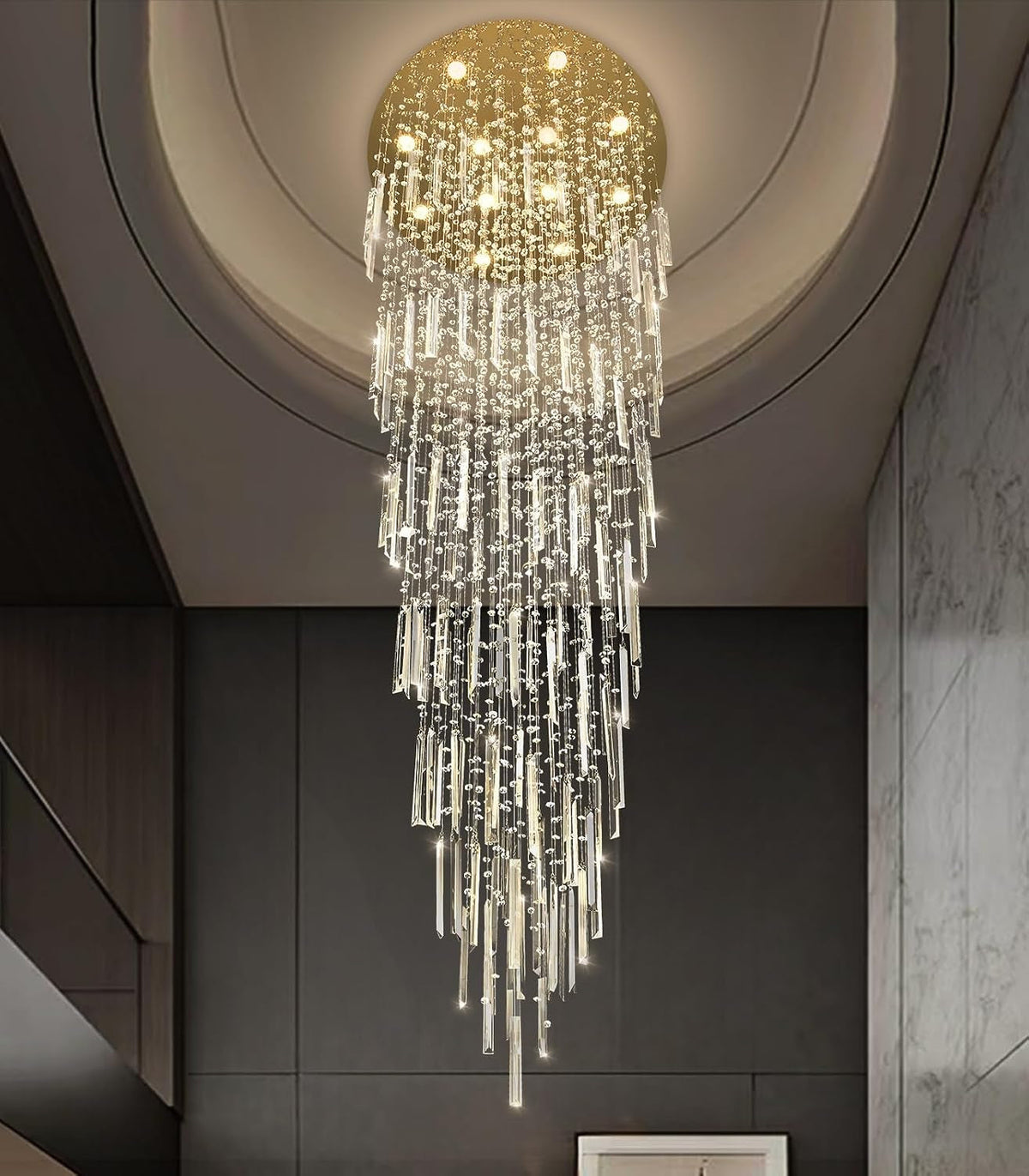98-modern-crystal-chandelier-high-ceiling-chandeliers-for-entryway-large-raindrop-chandeliers-led-dimmable-flush-mount-light-fixtures-for-staircaes-foyer-hallway-living-room-led-bulbs-included-gold
