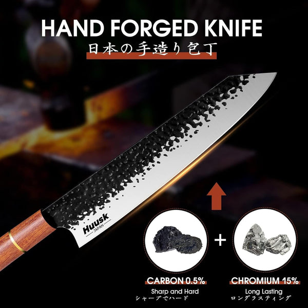 Kiritsuke Chef Knife - 9 Inch Japanese Kitchen Knife2