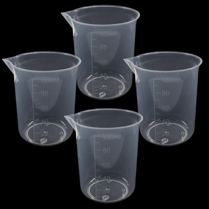 Measuring Cup, 4 Pcs, 100Ml/3.4Oz, Clear1