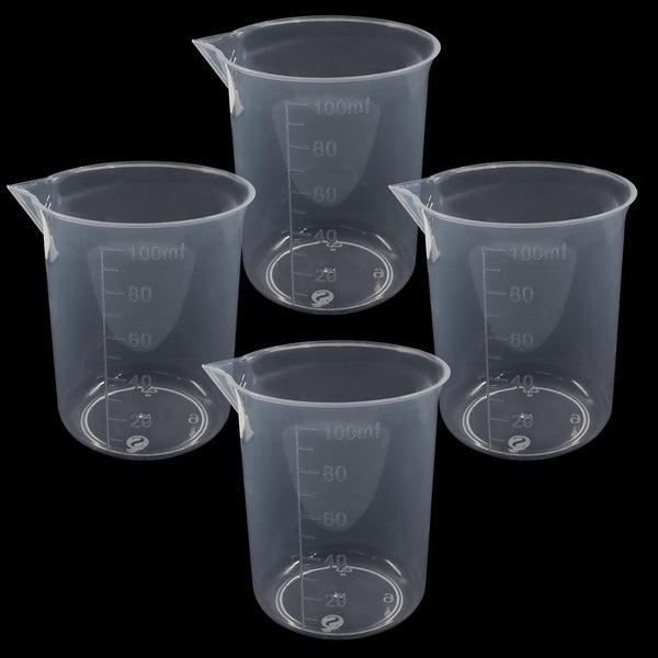 Measuring Cup, 4 Pcs, 100Ml/3.4Oz, Clear1
