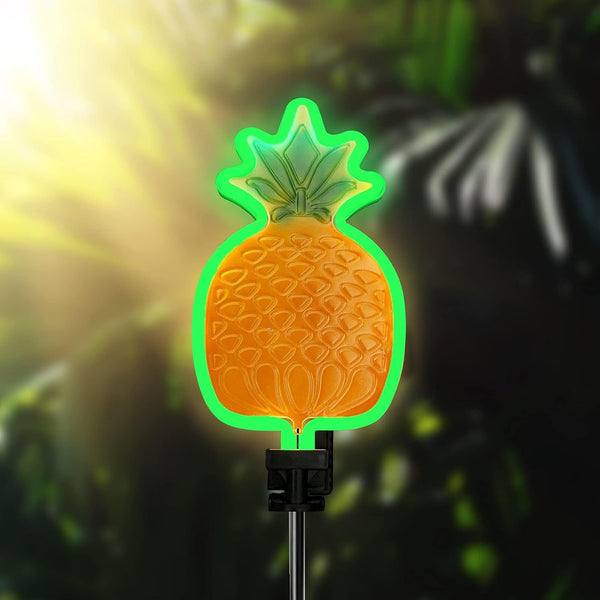 2Pack 42Inch Solar Pineapple Neon Lights4