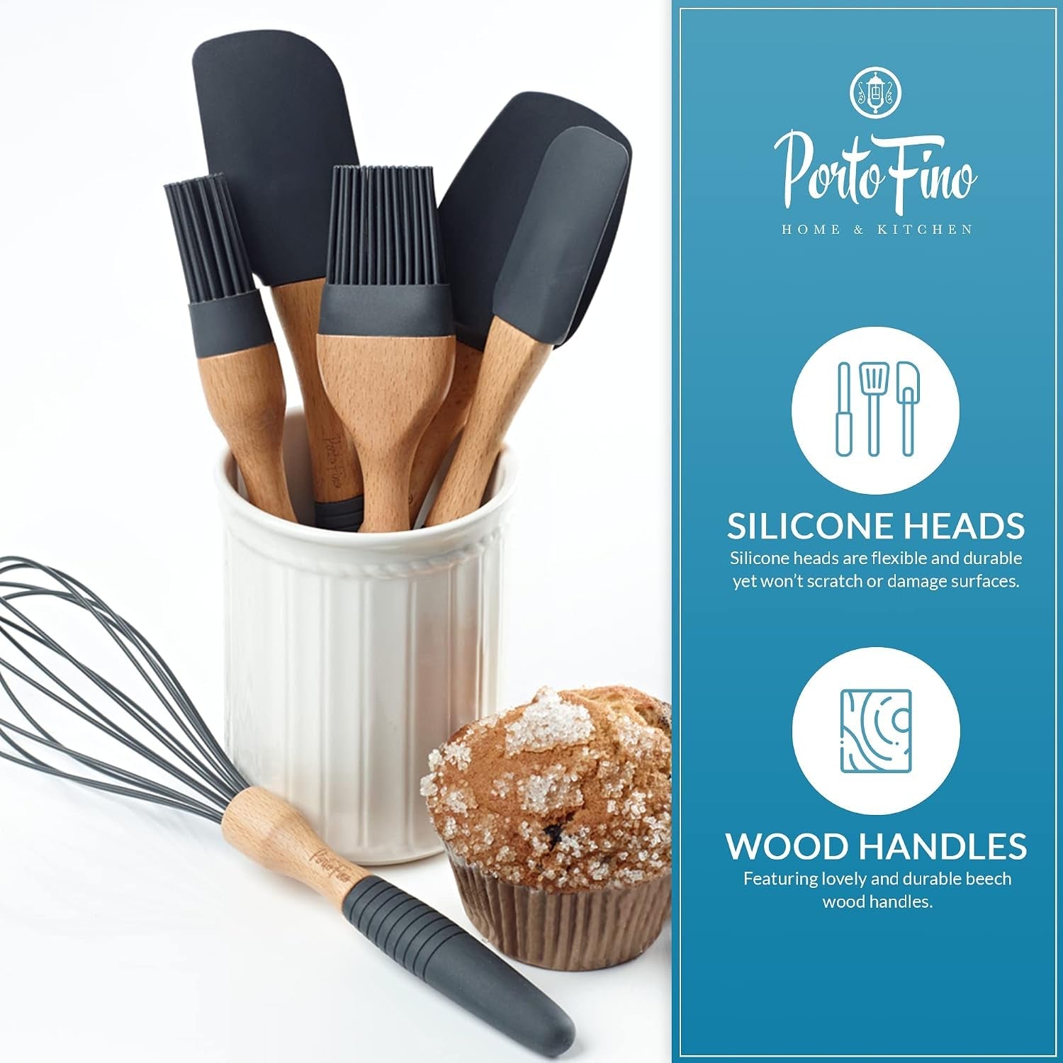 portofino-baking-utensils-set-6-pieces-baking-essentials-set-of-3-spatulas-2-pastry-brushes-1-whisk-baking-tools-spatulas-silicone-heat-resistant-silicone-cooking-utensils-kitchen-gifts-grey