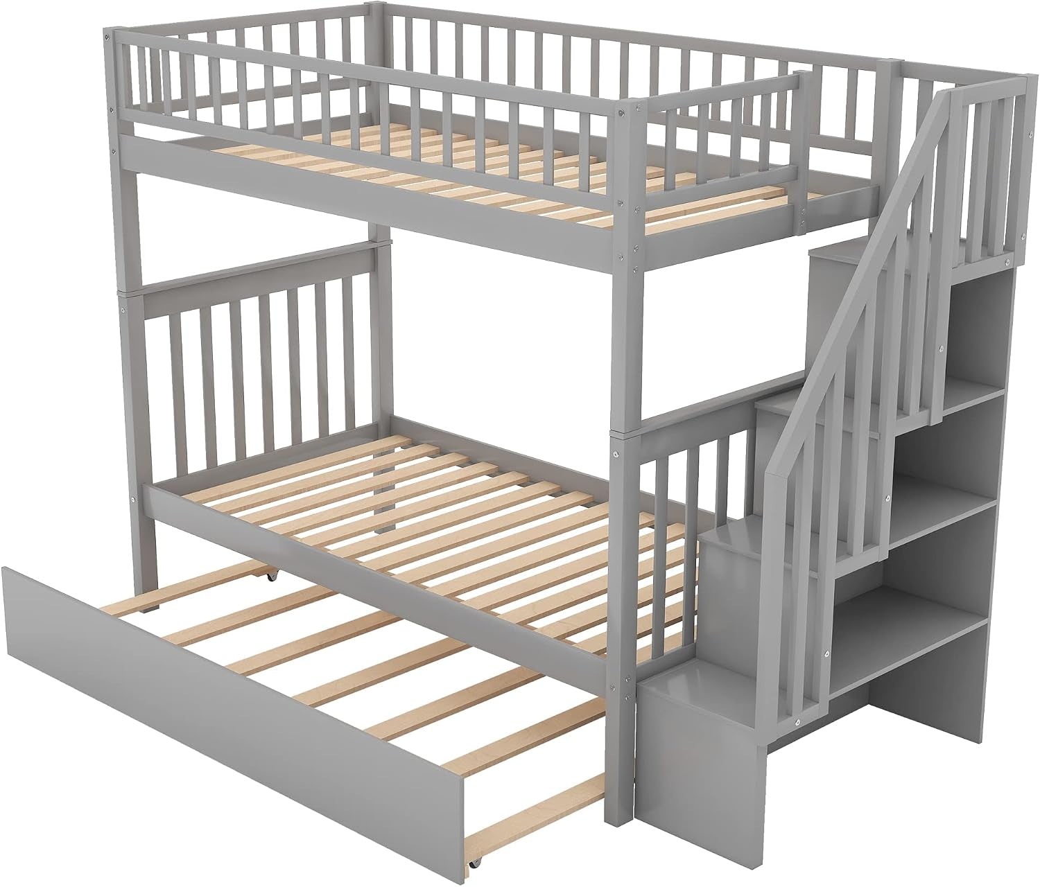 twin-over-twin-bunk-bed-with-trundle-and-storage-staircase-solid-wood-3-in-1-twin-size-stairway-bunk-bed-with-trundle-grey