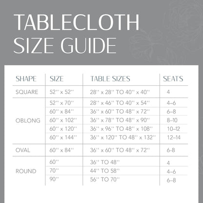 Continental Solid Texture Water Resistant Tablecloth, Gray - 70" W X 70" L Round6
