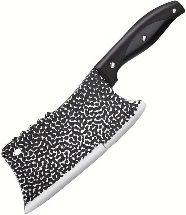 Meat Cleaver,Cleaver Knife 7.7 Inch Hand Forged Kitchen Knife, Sharp Slicing Knife, Chopping Knife, Bone Cutting Knife, LAMAJIGA58441