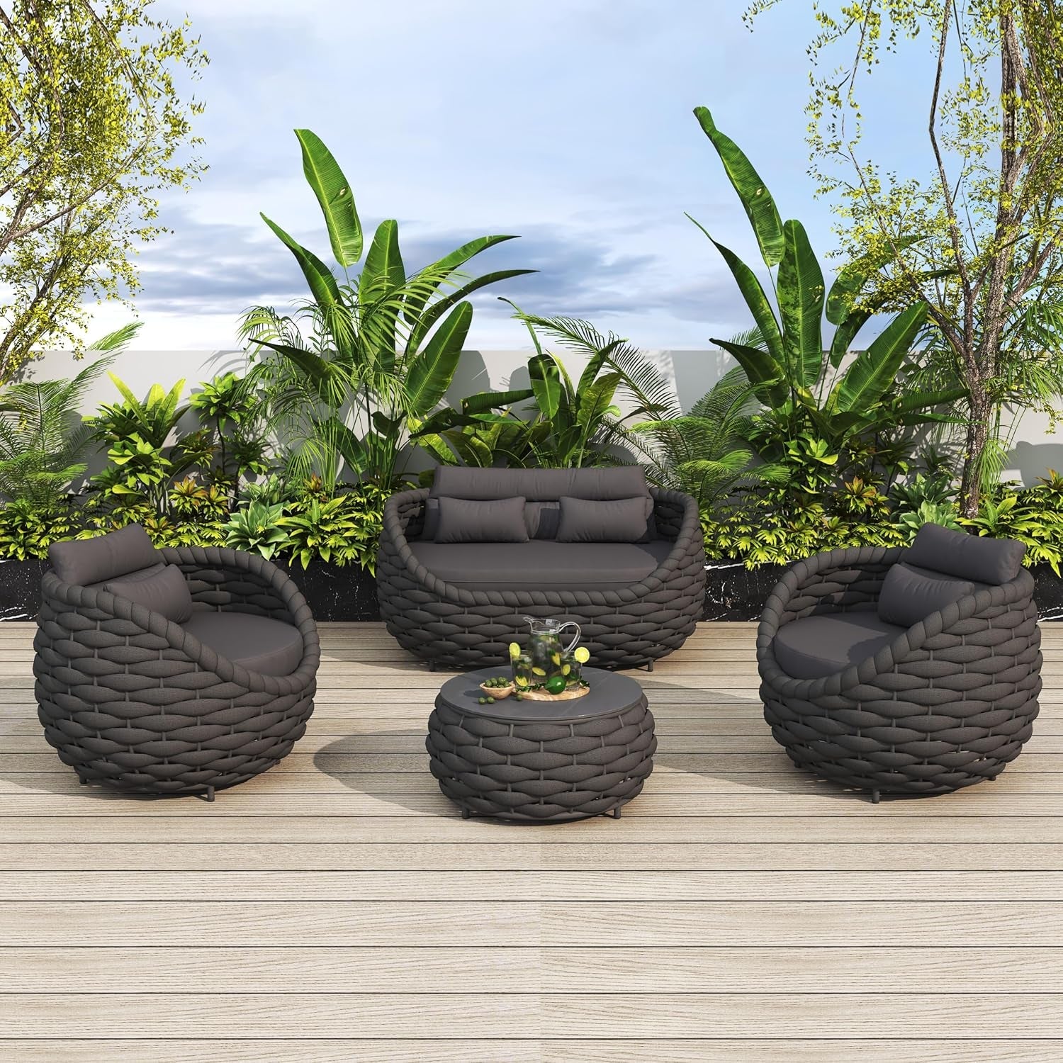 4pcs-patio-conversation-set-outdoor-sofa-with-loveseat-table
