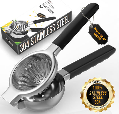 Lemon Squeezer 304 Stainless Steel Large Metal Manual Citrus Juicer1