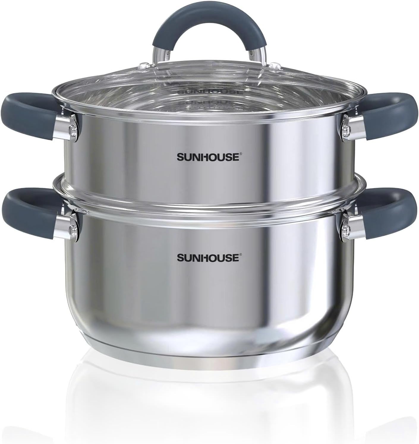 3-quart-stainless-steel-steamer-pot-2-tier-cookware-tempered-glass-lid-stay-cool-silicone-handles-3-ply-bottom-dishwasher-oven-safe-steaming-pot-with-glass-lid-steamer-basket