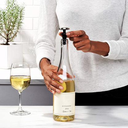 OXO Steel Leakproof Expanding Wine Stopper (2 Pack)2
