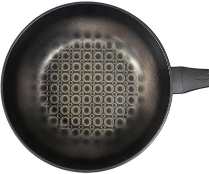 12"/30Cm Nonstick Wok Pan Stir Fry & Saute with 3D Diamond Coating Made in Korea6