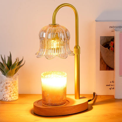 Candle Warmer Lamp Electric Timer - Flower Home Decor Women Birthday Gifts1
