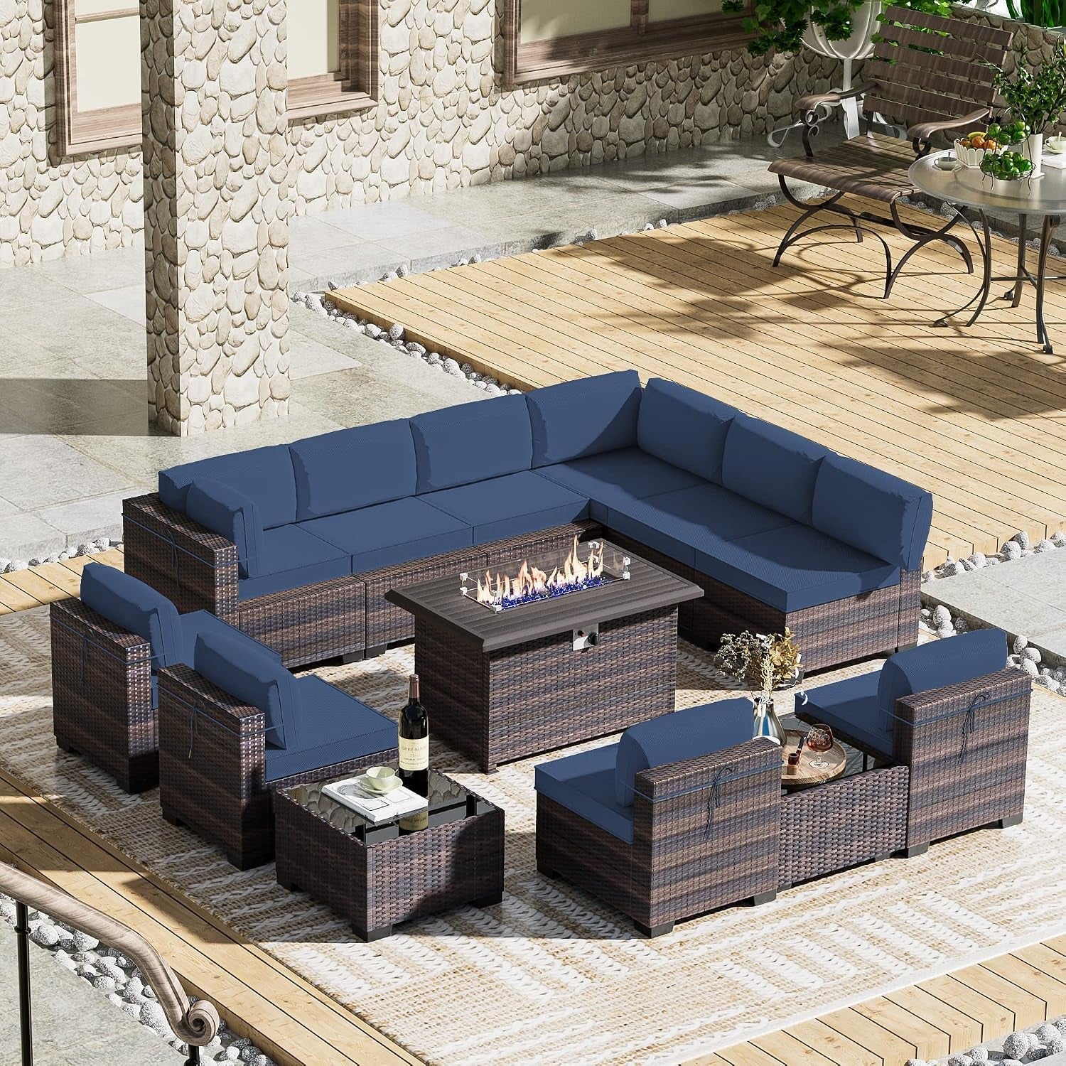 13-pieces-outdoor-patio-furniture-set-outdoor-sectional-furniture-with-43-55000-btu-gas-propane-fire-pit-table-pe-rattan-wicker-patio-conversation-set-with-10-thickened-cushions-navy-blue