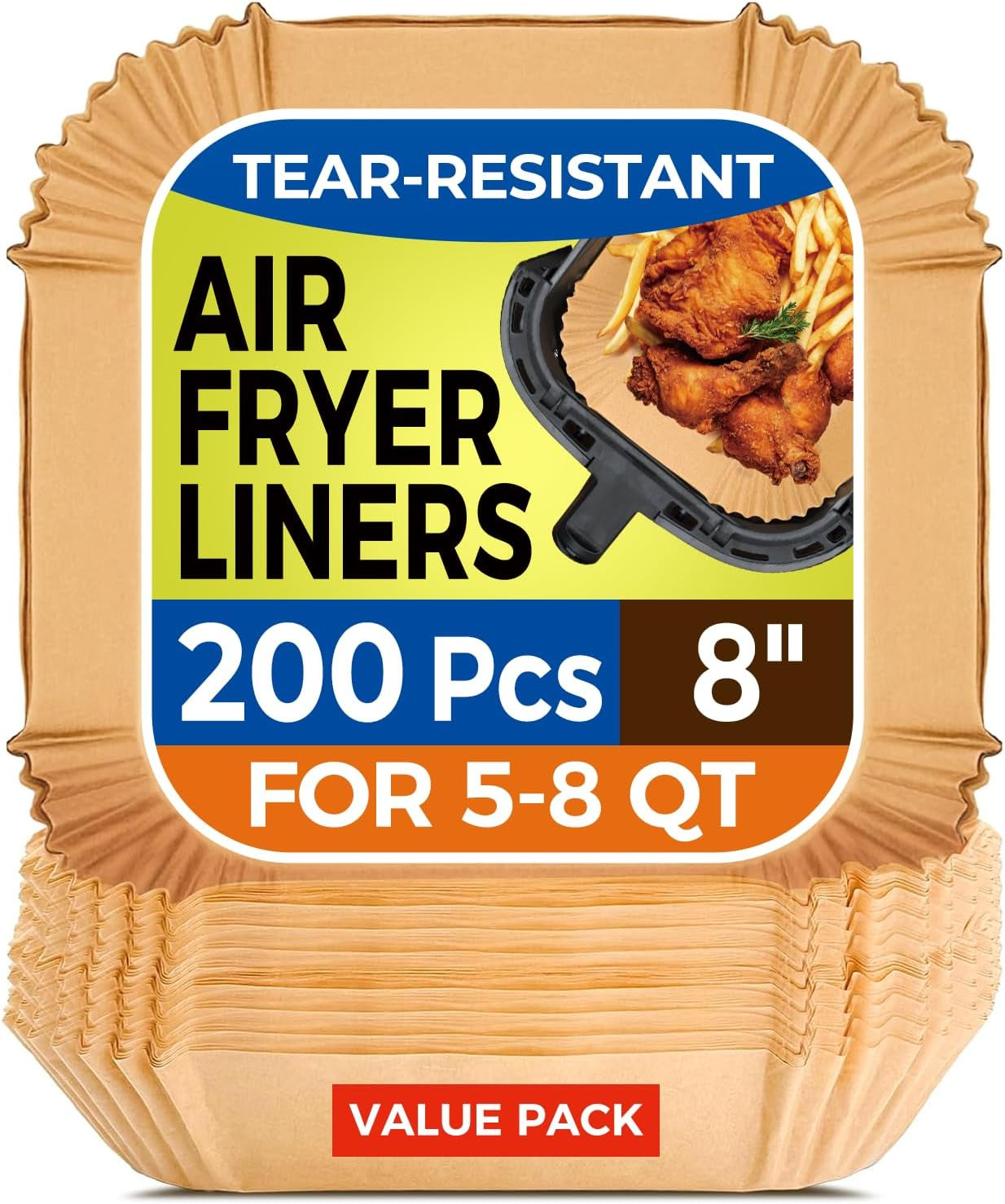 air-fryer-paper-liners-200pcs-air-fryer-liners-disposable-8-square-baking-paper-liner-for-5-8-qt-airfryer-basket-non-stick-and-oil-proof-parchment-paper-for-oven-pans-baking