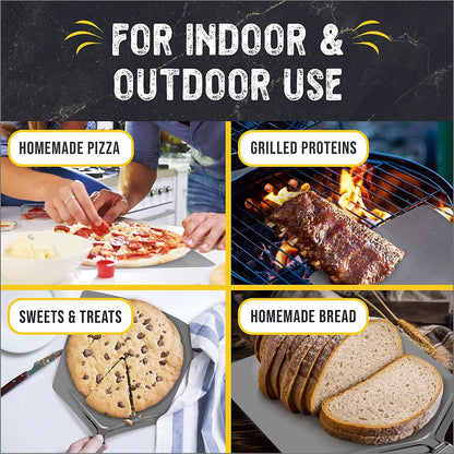 Pizza Peel, Foldable Design, 13 Inch X 15 Inch | Extra Large, Stainless Steel Metal, Folding Handle, Outdoor Pizza Oven Accessories2