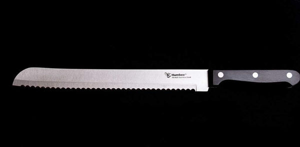 10 Inch Serrated Bread Knife, Premium Stainless Steel Blade with Wave Edge, Full Tang Handle, Razor Sharp Knife for Bread, Durable Professional Kitchen Knife3