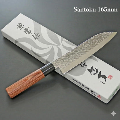 Kanetsune Seki KC-952 Santoku 165Mm Tsuchime DSR-1K6 Stainless Steel Knife, Made in Japan2