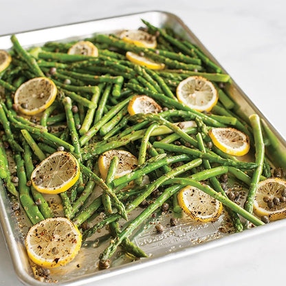 Naturals 3 Piece Set - USA Made Aluminum Commercial Quality Sheet Pan for Baking or Roasting, Encapsulated Galvanized Steel Rim Prevents Warping; Half Sheet, Jelly Roll and Quarter Sheet7