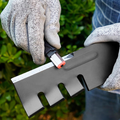 129N Multipurpose Garden Tool Blade Sharpener | for Knife, Pruners, Loppers, Hedge Shears, Scissors, Axe, Hatchet, Machete, Lawn Mower Blade, Gifts for Men4