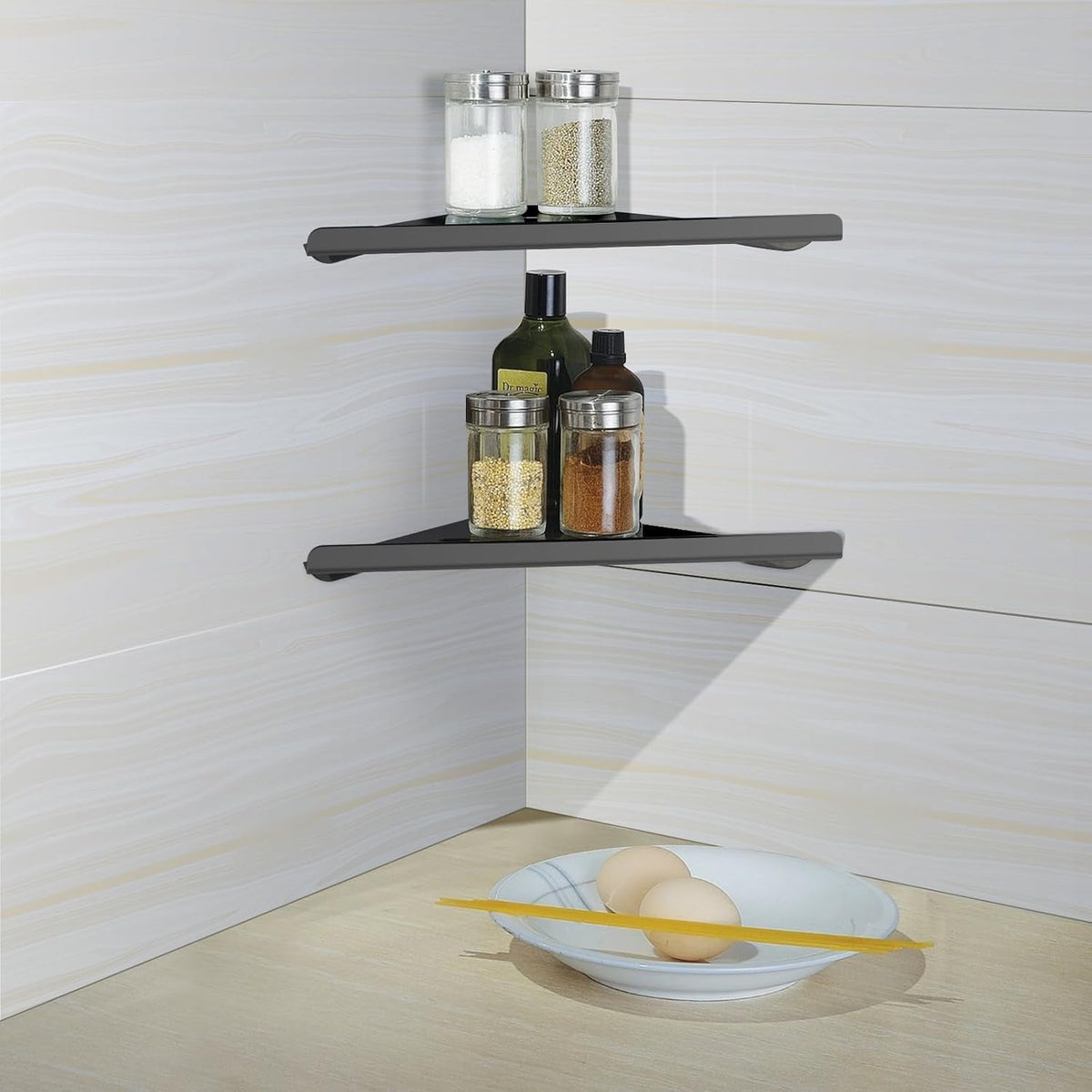 2-pcs-304-stainless-steel-corner-shelf-with-screws-triangle-shower-caddy-wall-mount-soap-holder-for-bathroom-kitchen-organization-matte-black