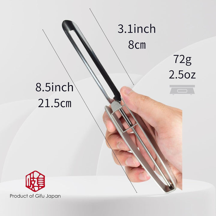 Stainless Steel Peeler Long Vegetable Peeler 8.5 Inch+2