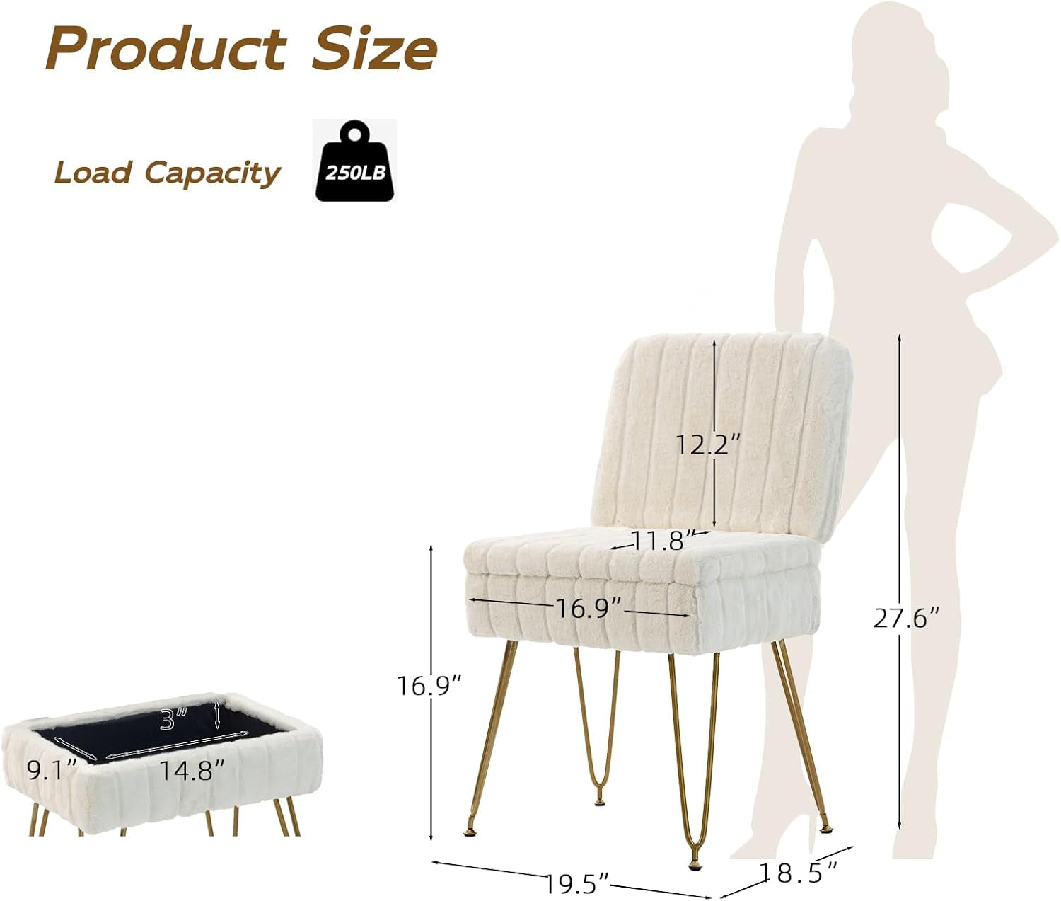 vanity-chair-with-storage-comfy-ottoman-with-folding-back-faux-fur-vanity-stool-with-4-metal-legs-for-make-up-furry-padded-seat-with-anti-slip-feet-for-bedroom-dressing-room-white