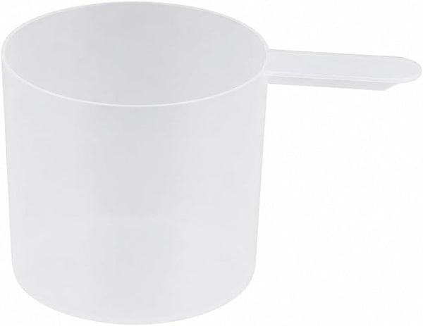 3/4 Cup (6 Oz. | 177 Ml) Short Handle Scoop for Coffee, Protein Powder, Pet Food, Spices, Grains and Dry Goods – Plastic Food-Grade, Bpa-Free Measuring Cup (Pack of 1)1