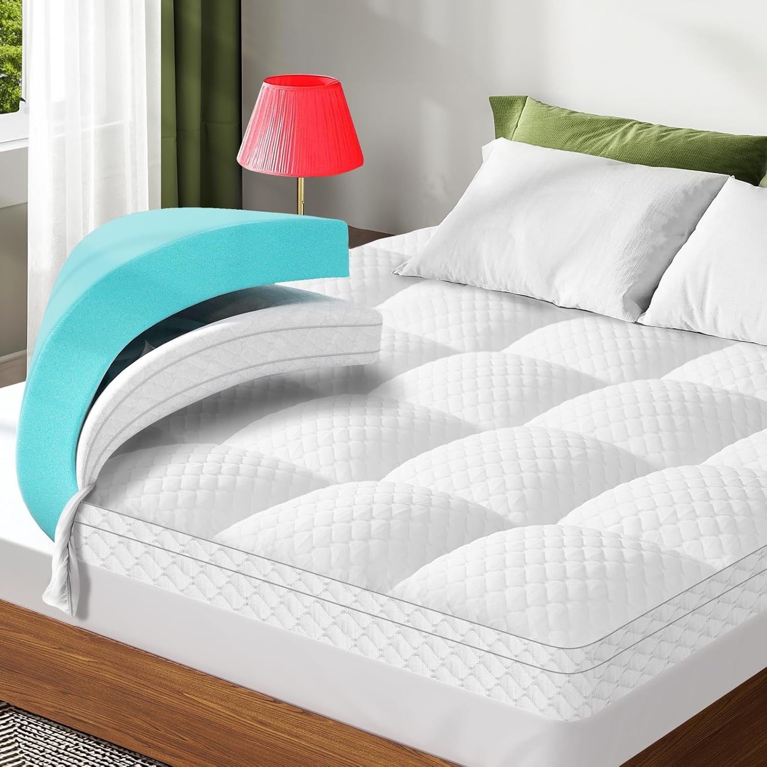 dual-layer-3-inch-memory-foam-mattress-topper-twin-xl-size-2-inch-cooling-gel-memory-foam-plus-1-inch-pillow-top-mattress-pad-cover-with-8-21-inch-deep-pocket