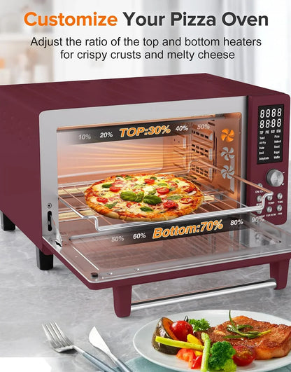 Bravo Pro Smart Air Fryer Toaster Oven Countertop Combo | 10-In-1 Cooking Functions, 1800W, 50-450°F, 21-Qt, Pfas-Free, Upgraded Super Convection, Cinnamon5