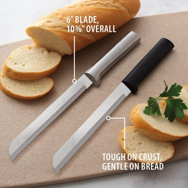 Cutlery 6" Bread Knife (W236), Black3