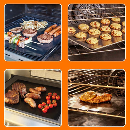 2 Pack of Heavy Duty Non-Stick Oven Liners: BPA and PFOA Free, Great for Electric Ovens, Gas Stoves, Microwaves, Charcoal and Gas Grills5