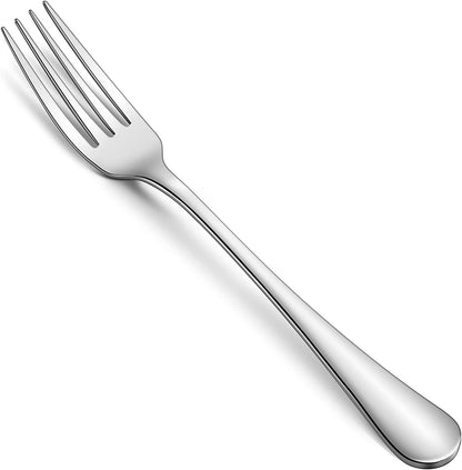 Dinner Forks Set, Food-Grade 18/8 Stainless Steel Forks Silverware, Mirror Polished, Dishwasher Safe - Set of 12, 8 Inches1