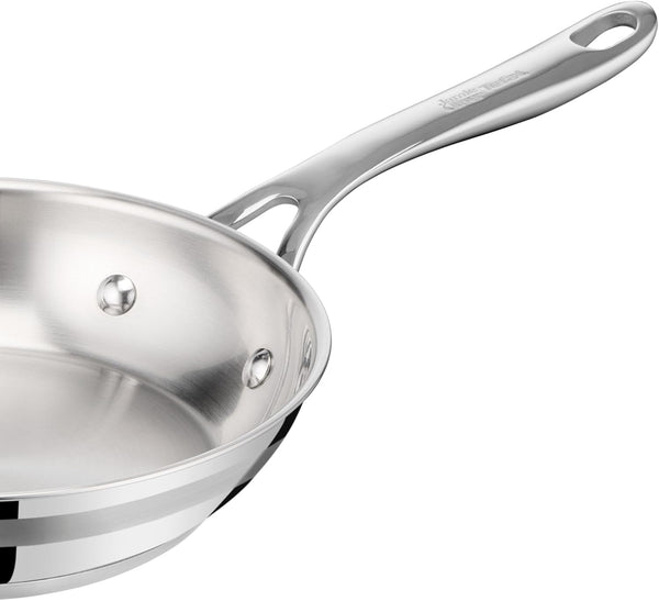 Jamie Oliver by  Cooks Smart 10-Piece Stainless Steel Cookware Set | Stainless Steel Interior, Thermo-Fusion Induction Base, Oven Safe to 500°F, Dishwasher Safe, Heat Indicator Included7