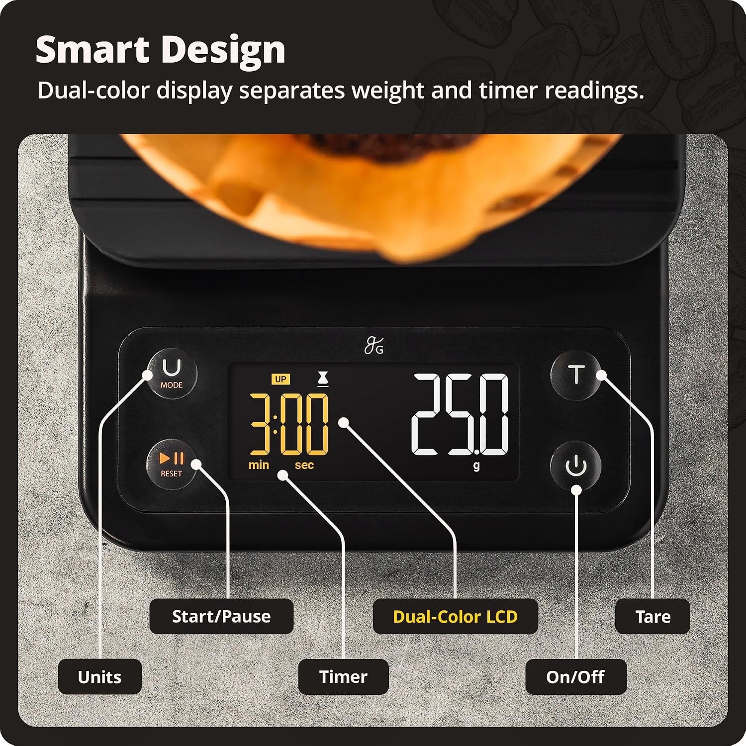 coffee-scale-with-timer-0-1g-precision-for-espresso-matcha-digital-pour-over-scale-with-waterproof-silicone-cover-backlit-display-6-6lb-capacity-for-chemex-v60-drip-onyx-black
