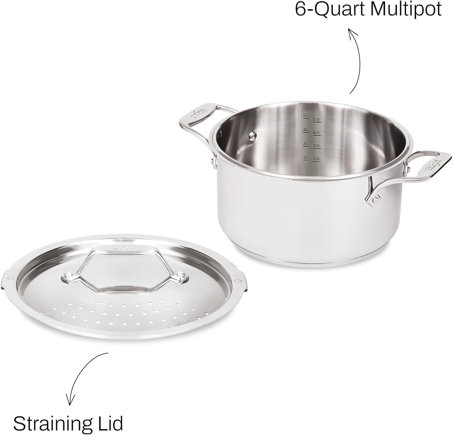 all-clad-simply-strain-stainless-steel-multipot-with-straining-lid-6-quart-induction-oven-broiler-safe-600f-strainer-pasta-strainer-with-handle-steamer-pot-cookware-home-pots-and-pans-silver